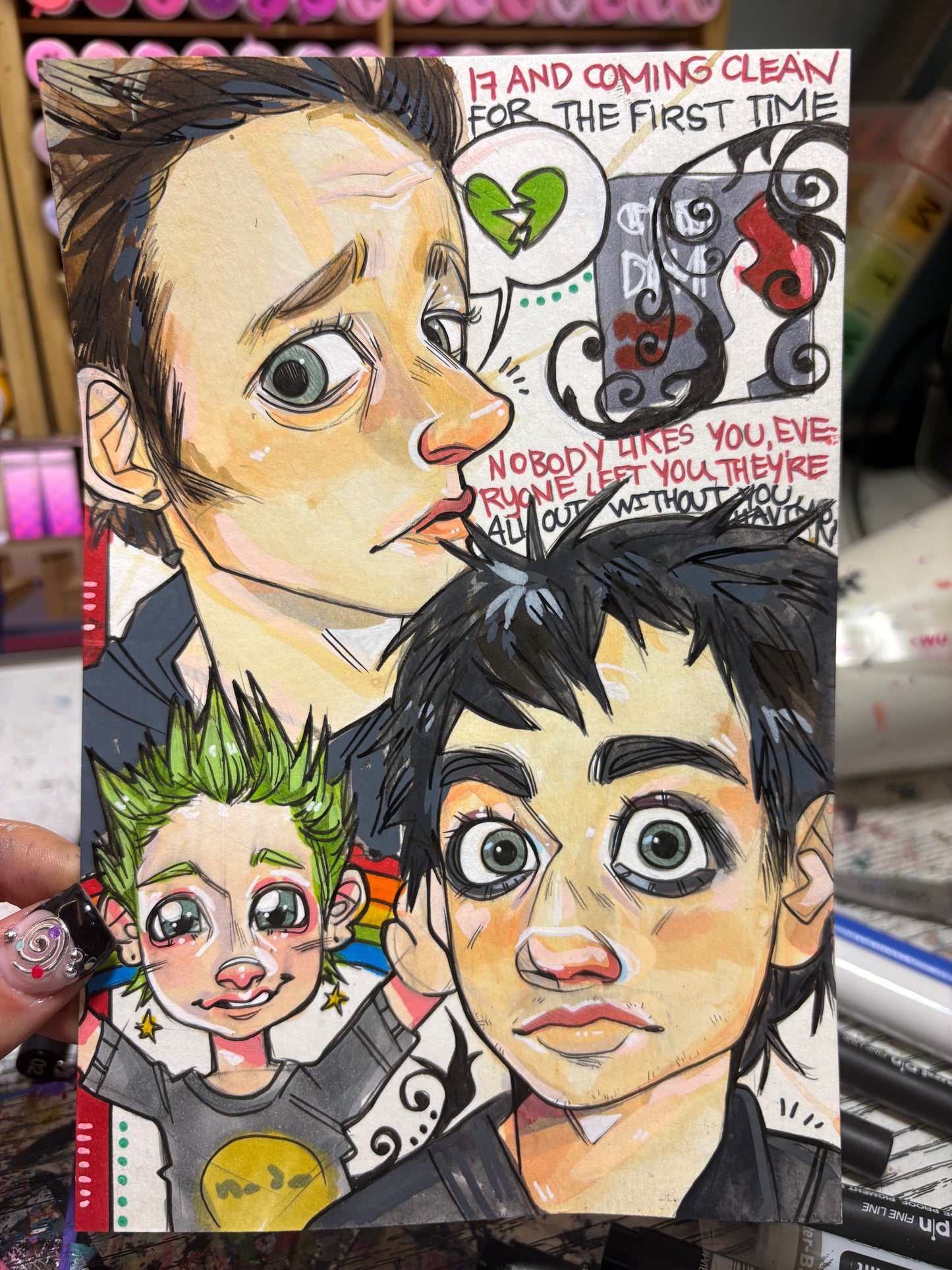 Custom Sketchbook Page