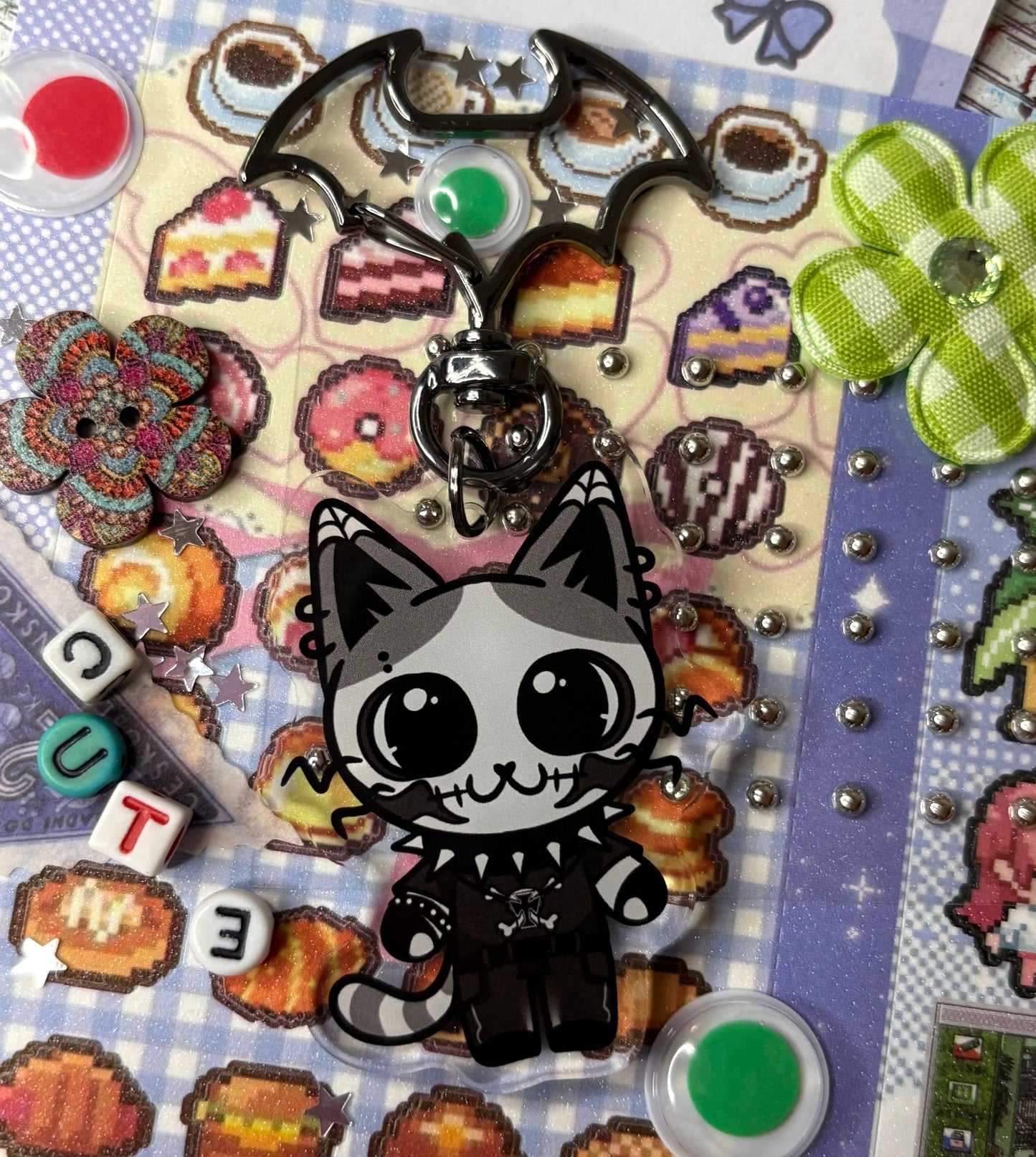 OC Cat Acrylic Keychain