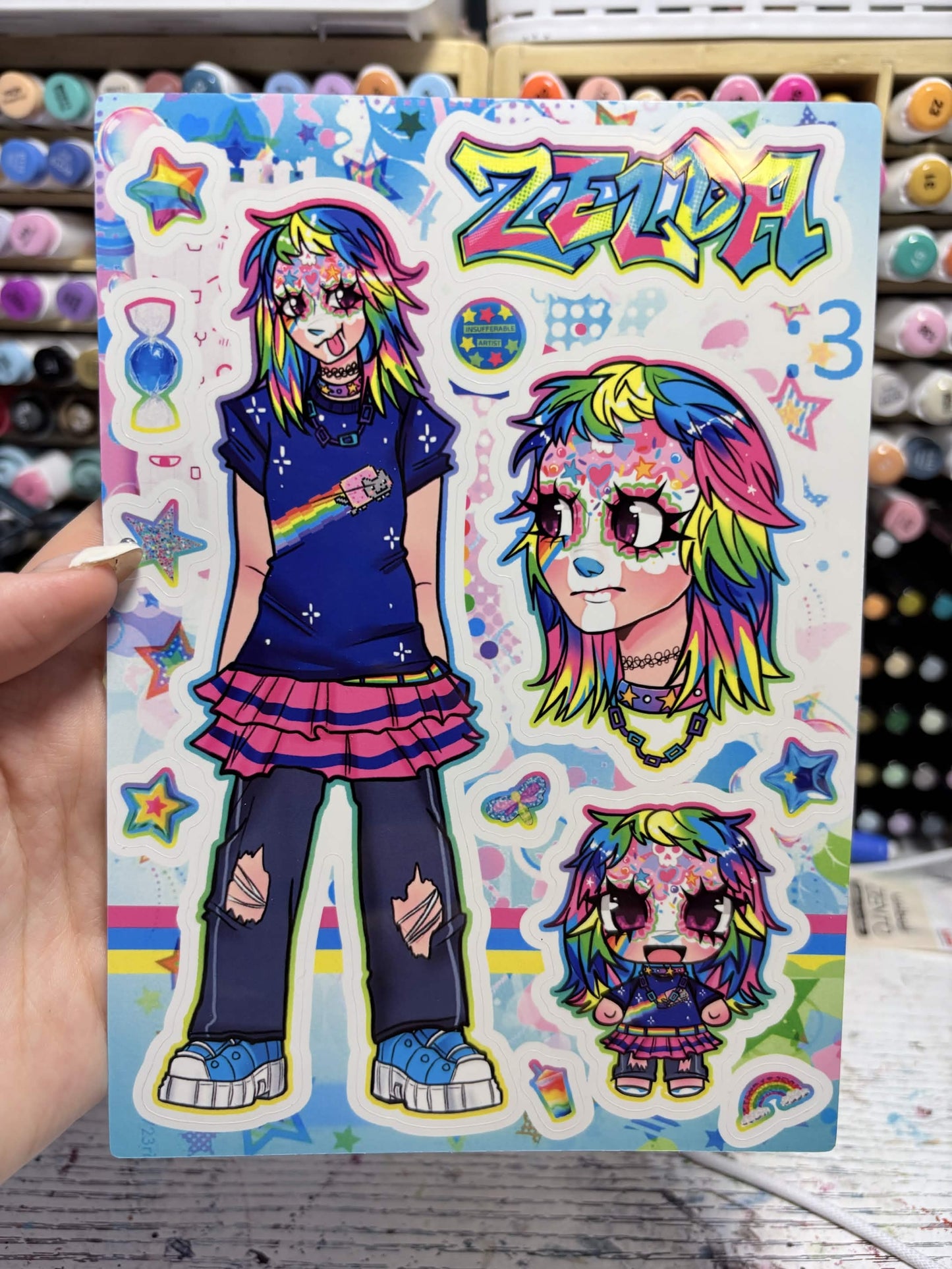 Zelda Sticker Sheet