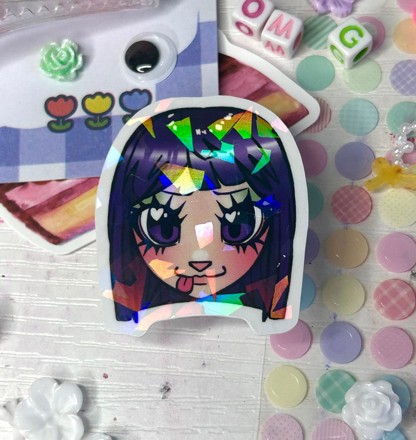 Broken Glass OC Sticker