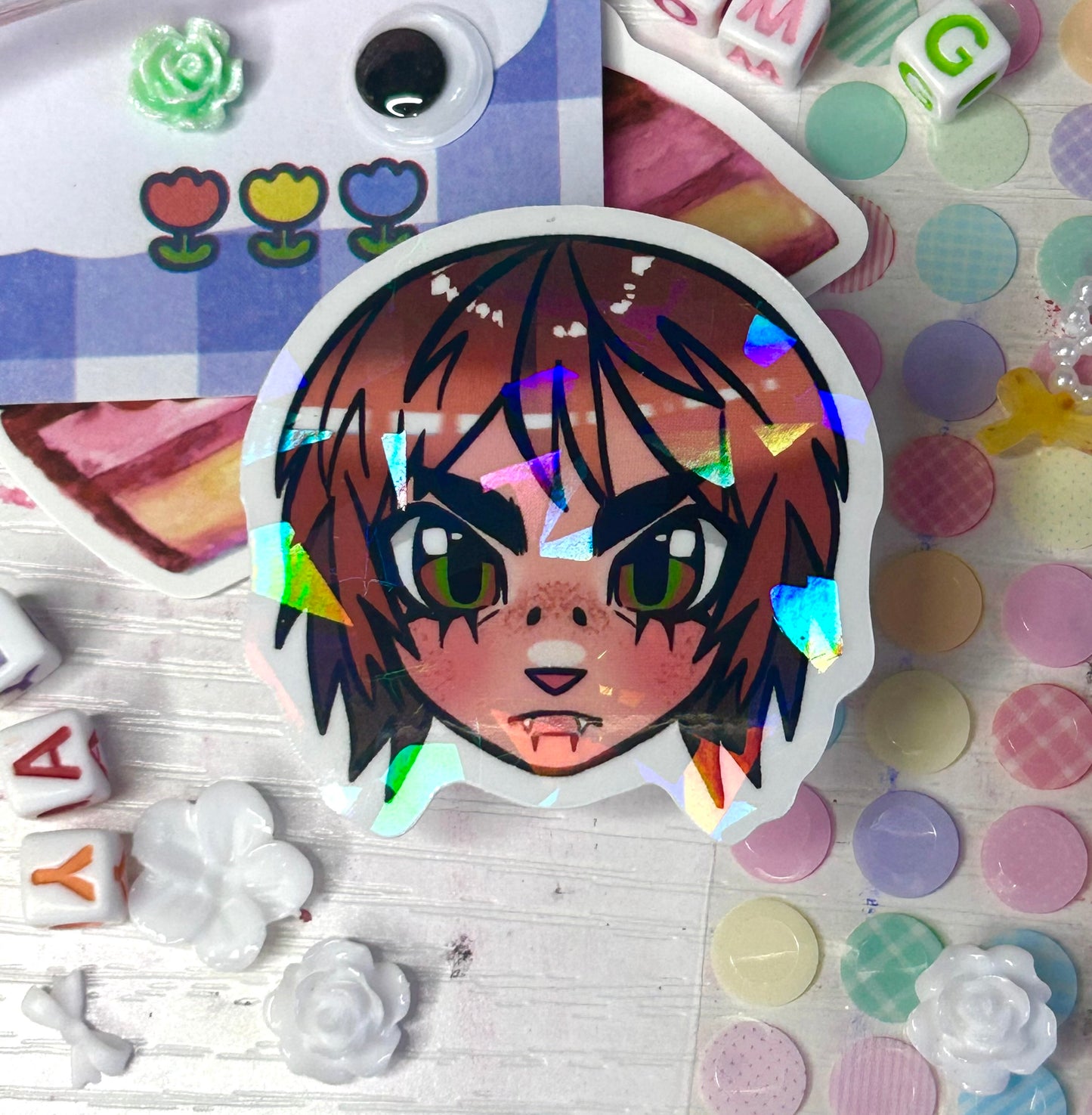 Broken Glass OC Sticker