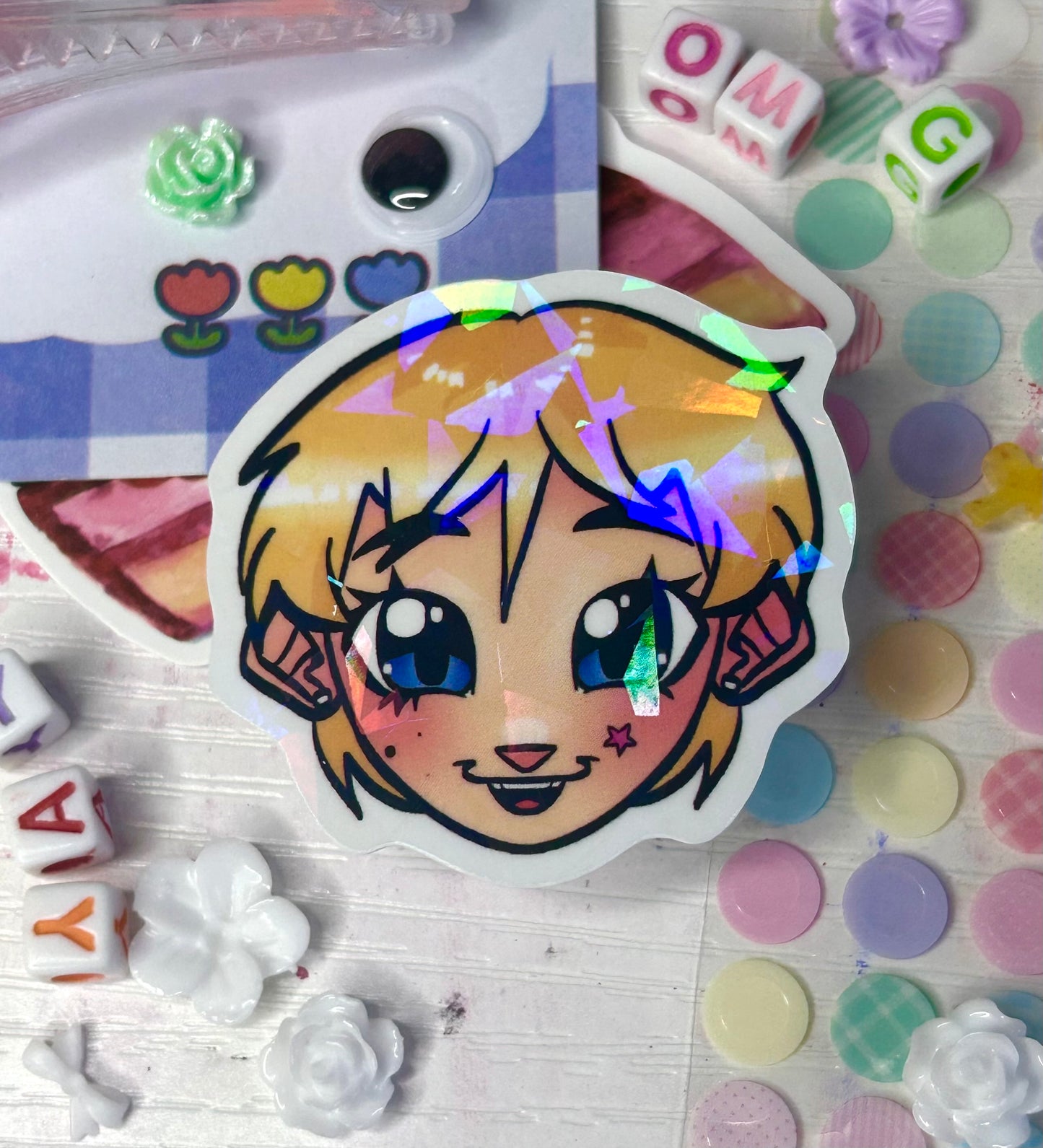 Broken Glass OC Sticker