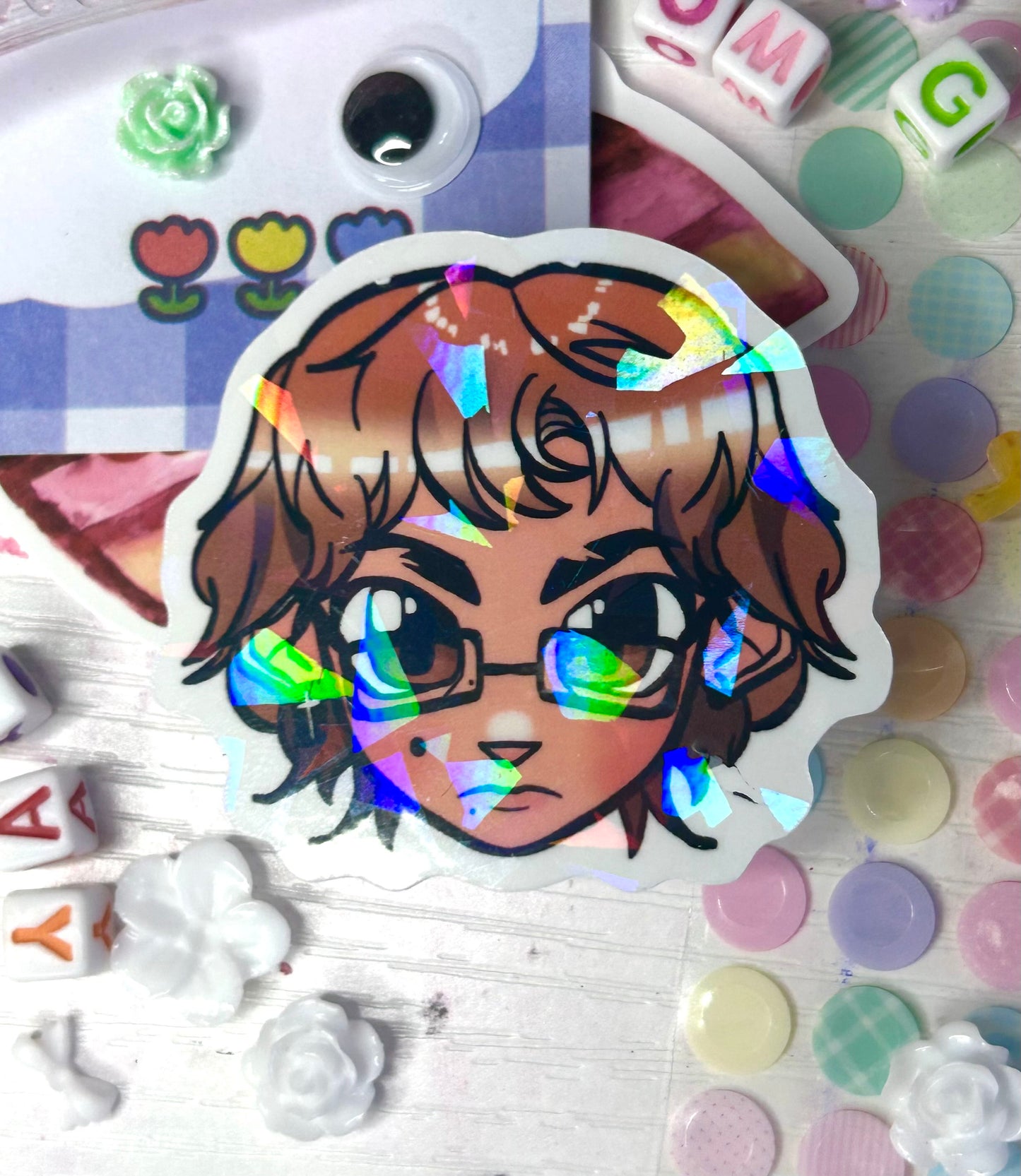 Broken Glass OC Sticker