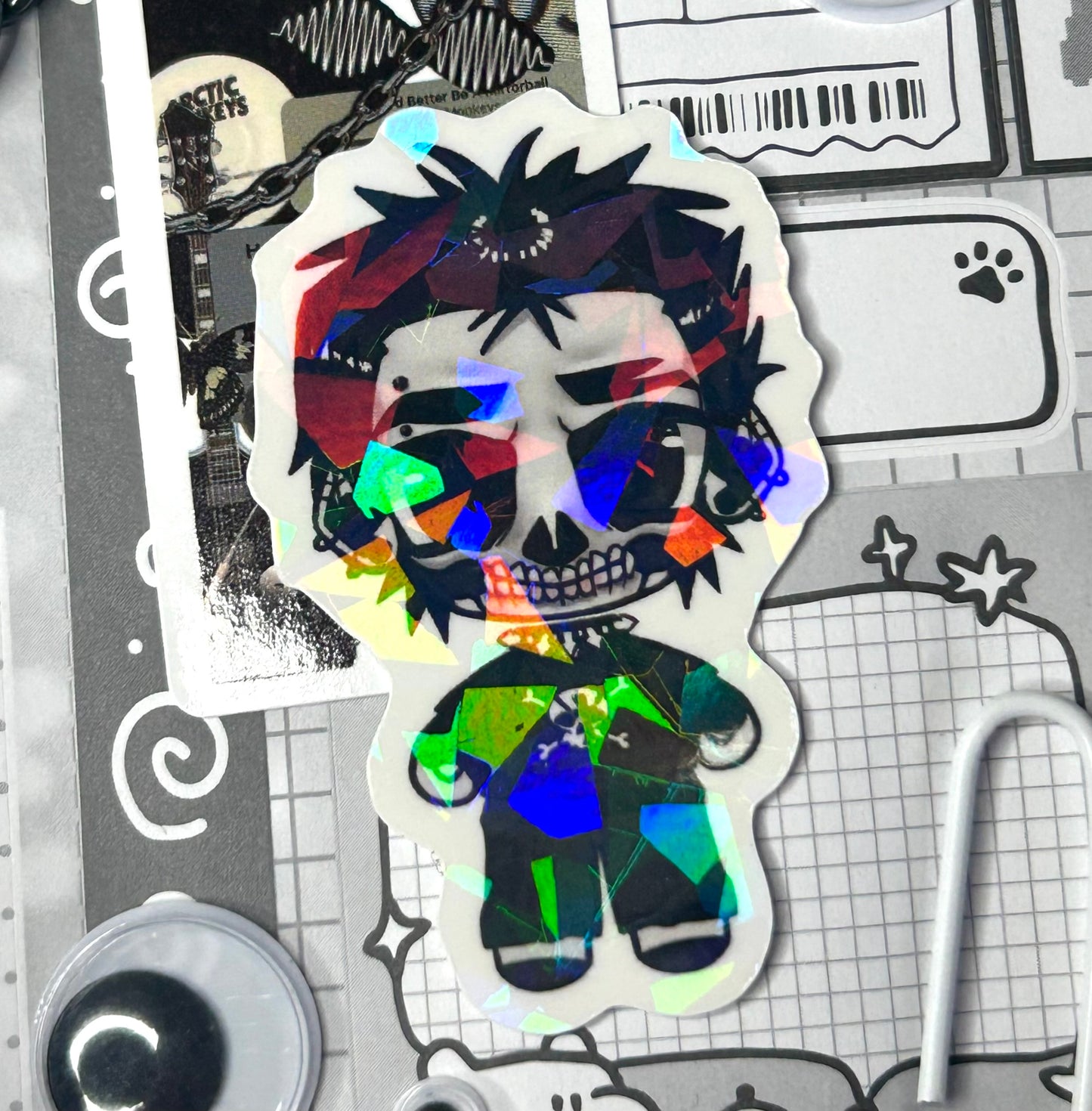 Broken Glass Zelda & Juno Sticker