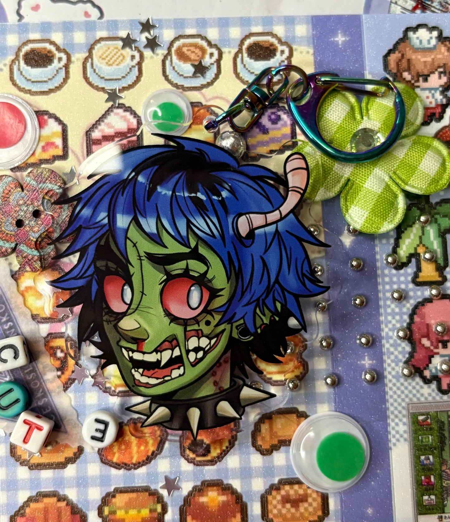 Zombie Mickey Keychain