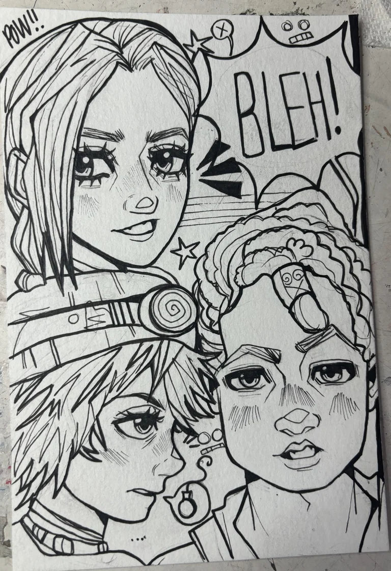 Only Lineart Custom Sketchbook Page