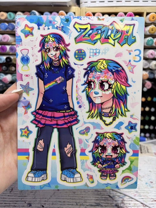 Zelda Sticker Sheet