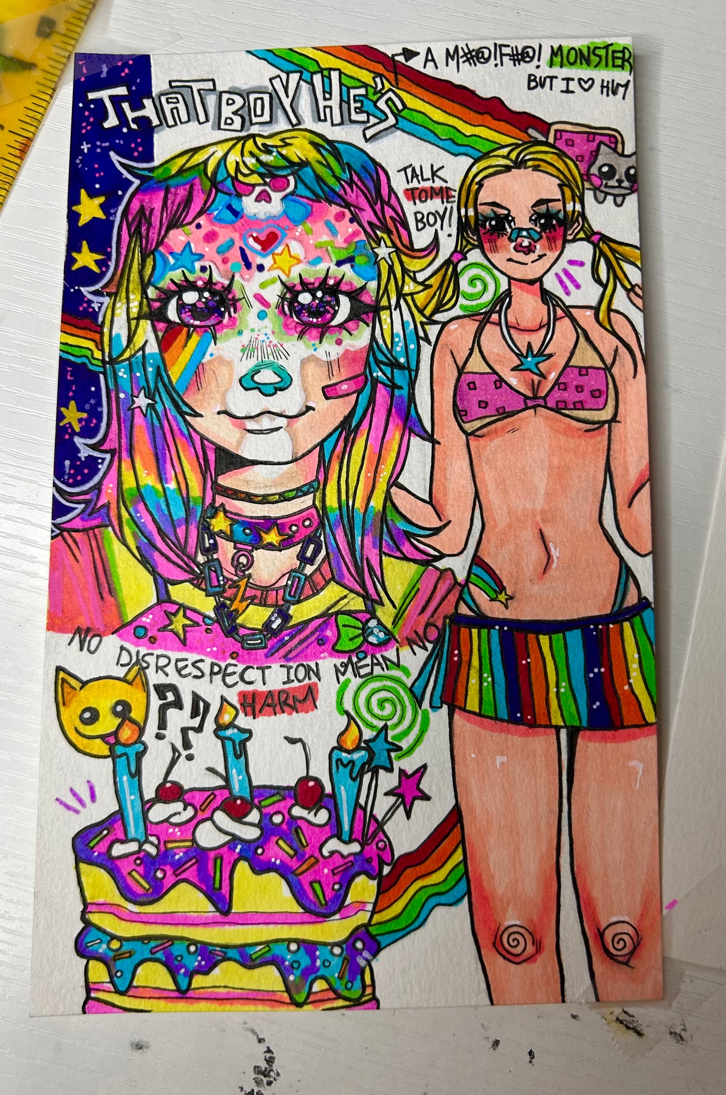 Custom Sketchbook Page