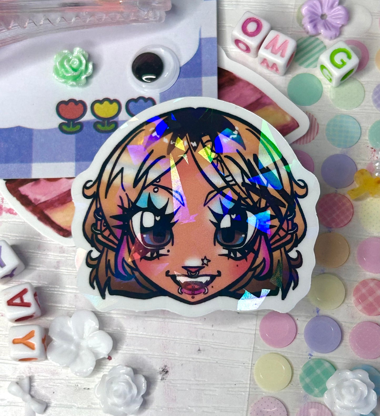 Broken Glass OC Sticker