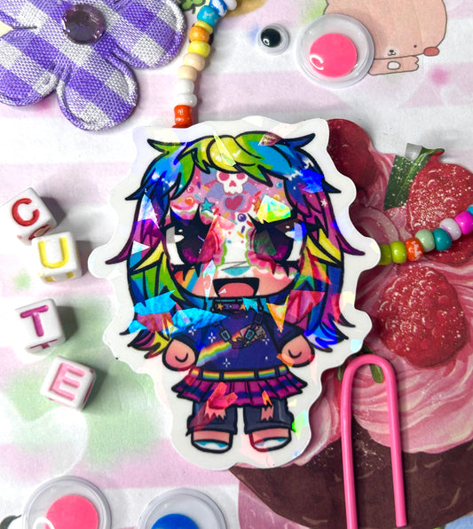 Broken Glass Zelda & Juno Sticker