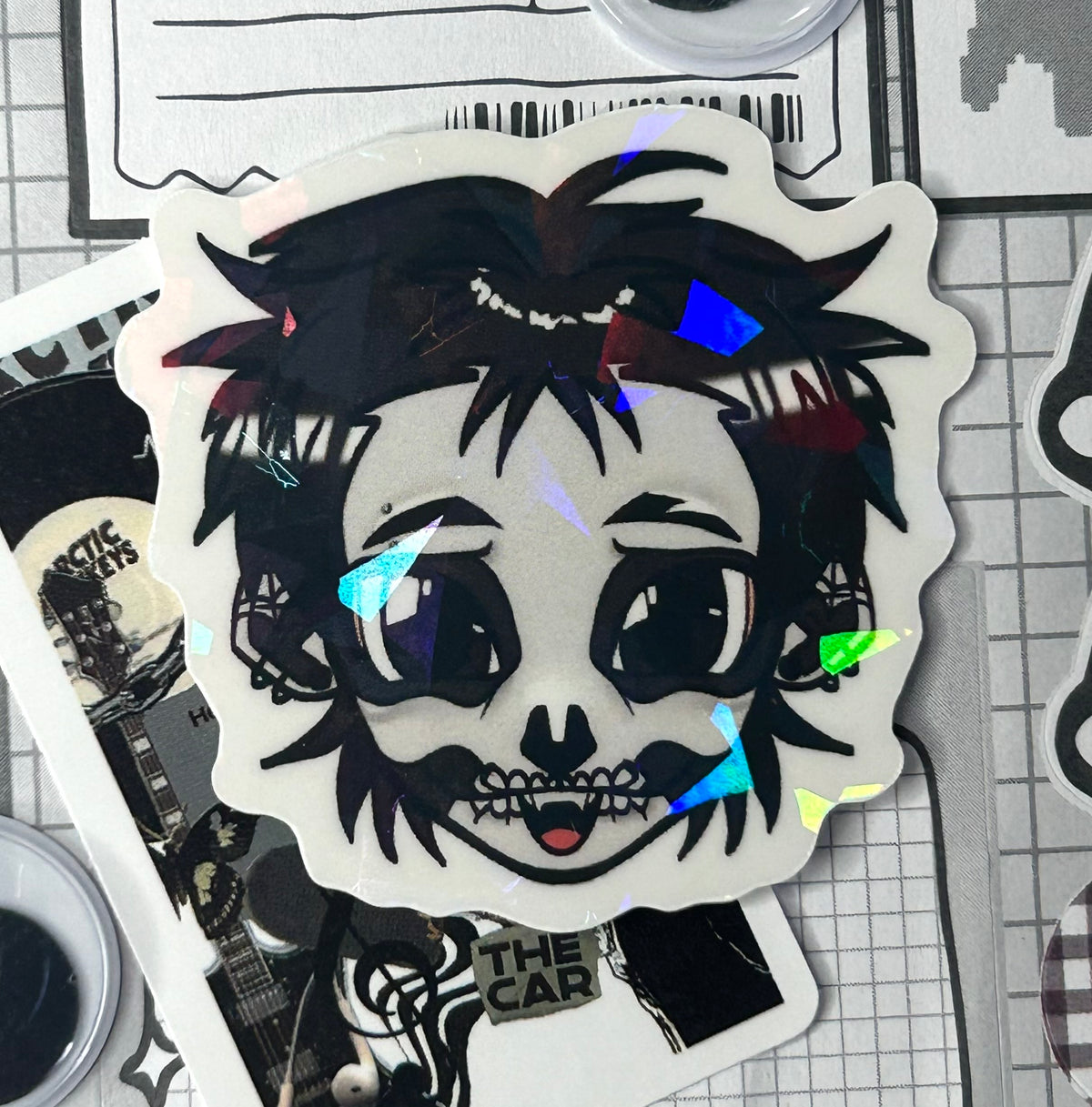 Broken Glass OC Sticker – Bitesizedsponge